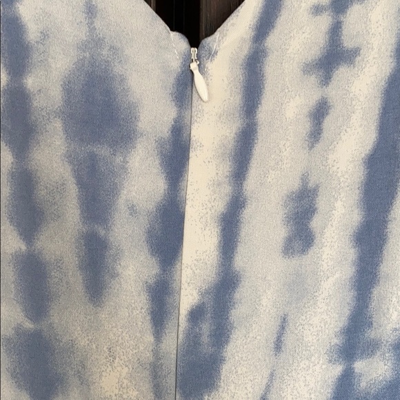 Tie Dye High-Low Faux Wrap Dress - Picture 4 of 7